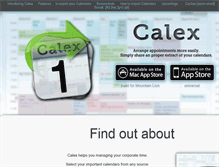 Tablet Screenshot of calexapp.com